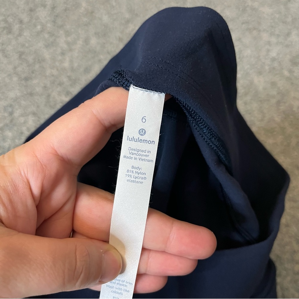 Lululemon Rejuvenate Crop True Navy - Picture 7 of 10